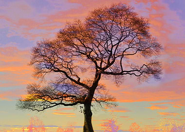 Lonely Tree Silhouette