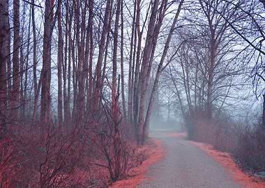 Early morning walk in the park.