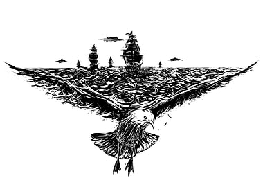 the great voyage (bw version)