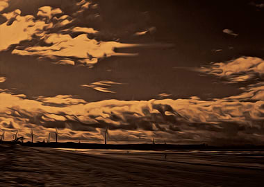 Anthony Gormleys Iron Men