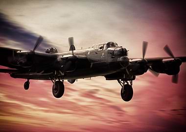 Avro Lancaster Bomber The City Of Lincoln RAF