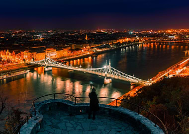 The golden city of Budapes