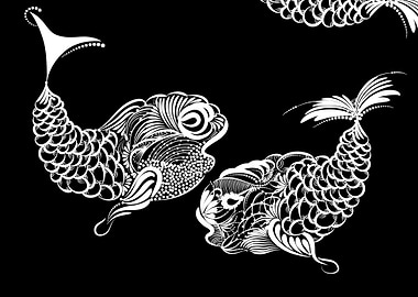 Pisces. One of my painting series are 12 Horoscope Sign ...