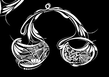 Libra. One of my painting series are 12 Horoscope Signs ...