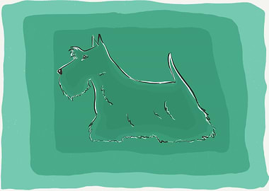 Art of skottsk terrier