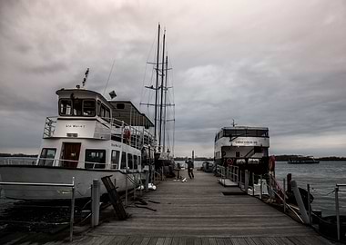 All aboard! Dark grey tones give an ominous vibe to thi ...