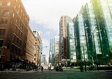 The dazzlingly green tones in this print will be just t ...