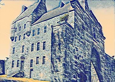 Fictional Lallybroch Castle as featured in Outlander, a ...