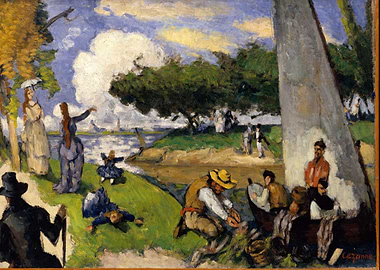 Paul Cézanne - The Fishermen (Fantastic Scene), ca. 187 ...