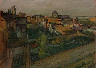 Edgar Degas - View of Saint-Valéry-sur-Somme, 1896–98, ...