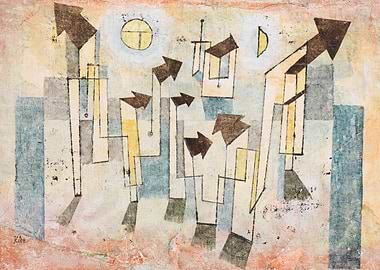 Paul Klee - Mural from the Temple of Longing βThitherβ, ...