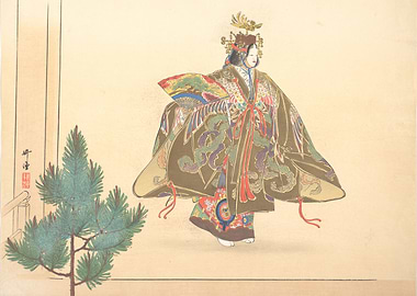 Traditional japanese dance