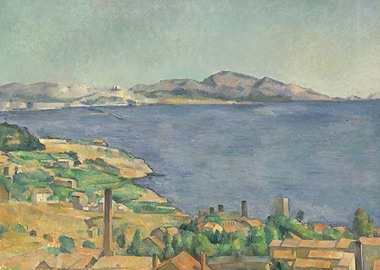 Paul Cézanne - The Gulf of Marseilles Seen from L'Estaq ...