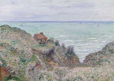 Claude Monet - Cabin of the Customs Watch, 1882, oil on ...