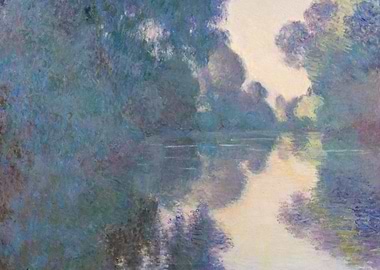 Claude Monet - TMorning on the Seine near Giverny, 1897 ...