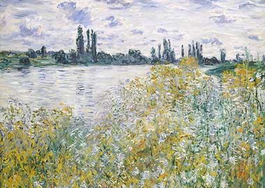 Claude Monet - Île aux Fleurs near Vétheuil, 1880, oil ...