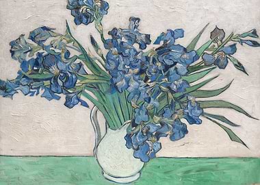 Vincent van Gogh - Irises, 1890, oil on canvas; Collect ...