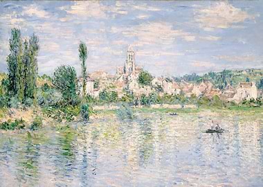 Claude Monet - Vétheuil in Summer, 1880, oil on canvas; ...