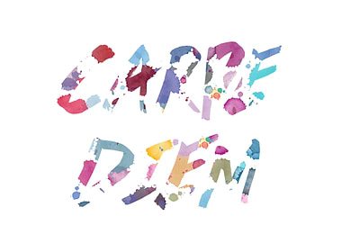 Carpe Diem color ink