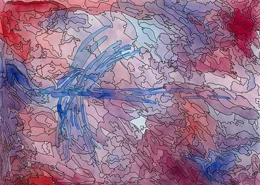 ~Abstract Dragonfly~ The inaugural Linescape. Hang a pi ...