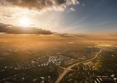 Sunset over Espoo