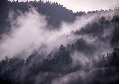A new day in Bosnia mountains