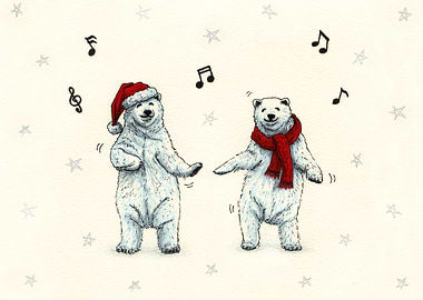 Chrismas polar bears