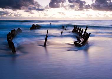 Dawn at the wreck