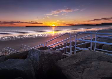 Aberavon beach sunset