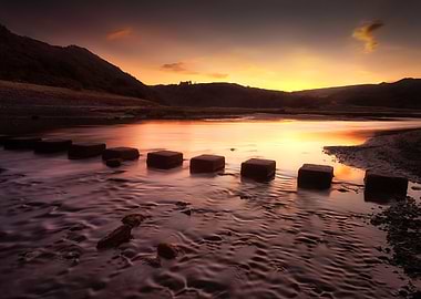 Sunrise at Three Cliffs Bay