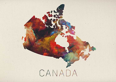 Canada Watercolor Portrait