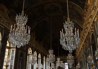 Hall of Mirrors - Versailles, Paris