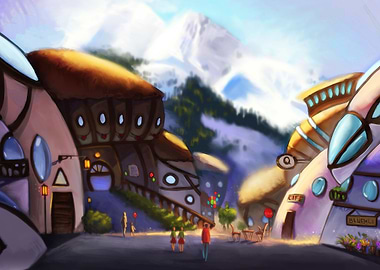 Mountain village