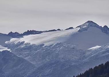 snowy mountain landscape