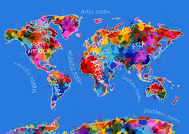 world map color splatter 3