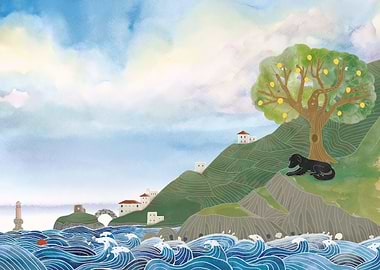 The black dog on Andros