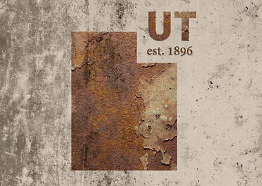 Utah State Founded Date Rusty Map Series No 50