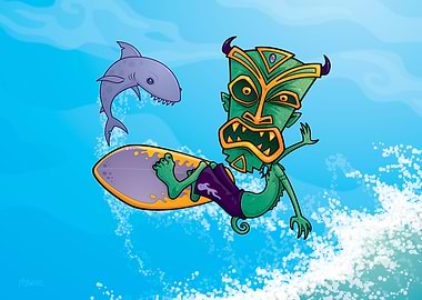 Tiki Surfer