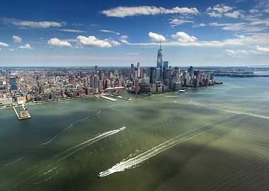 Helicopter view, New York