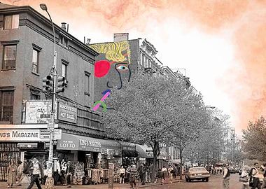 New York,3rd Av. with St.Marks Pl.