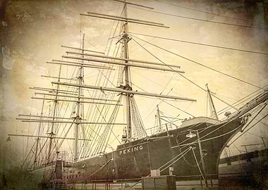 The famous ship Peking