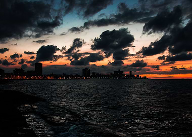 Sunset in Havanna