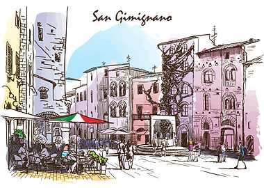 Sketches from Italy - San