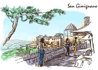 Sketches from Italy -San G