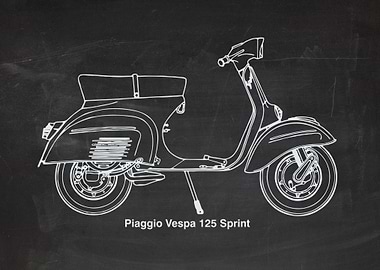 Piaggio Vespa 125 Sprint 1969