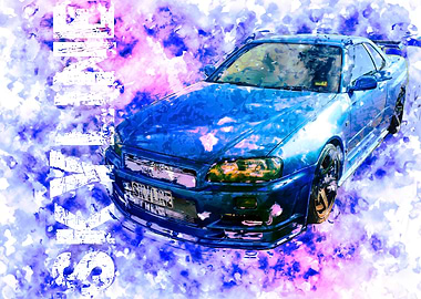 Skyline - Watercolour