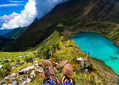 Sitting on the throne of Pacha mama/Mother Earth