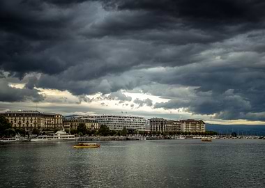Thunderstorm on Switzerland