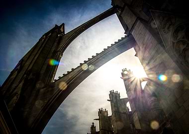 Cathedral and raylight