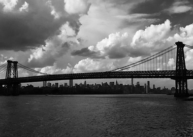 Williamsburg Bridge / black and white
